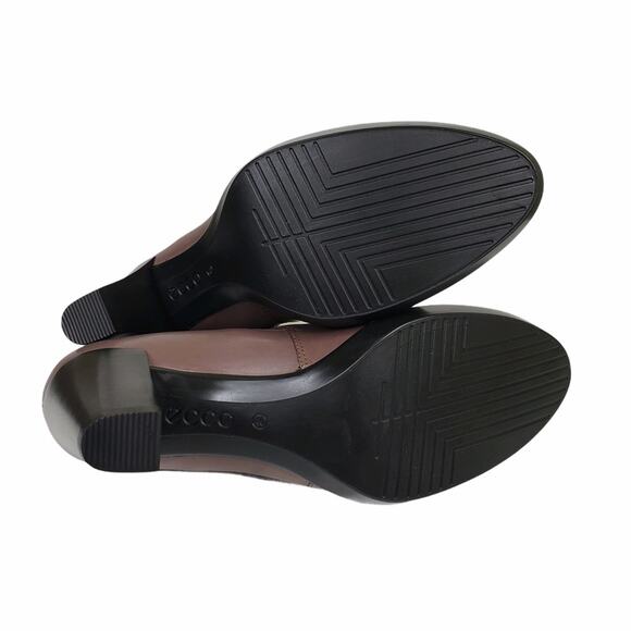 ECCO Shape 55 Plateau Stack Leather Bootie Womens Size EU 40 US 9-9.5 NEW - Picture 9 of 10